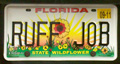 RUFF JOB Cheresee's License Plate